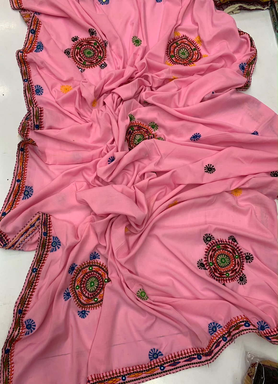 Pure Handmade Sindhi Embroidered Shawl