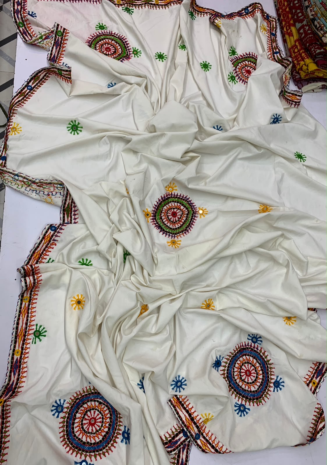 Pure Handmade Sindhi Embroidered Shawl