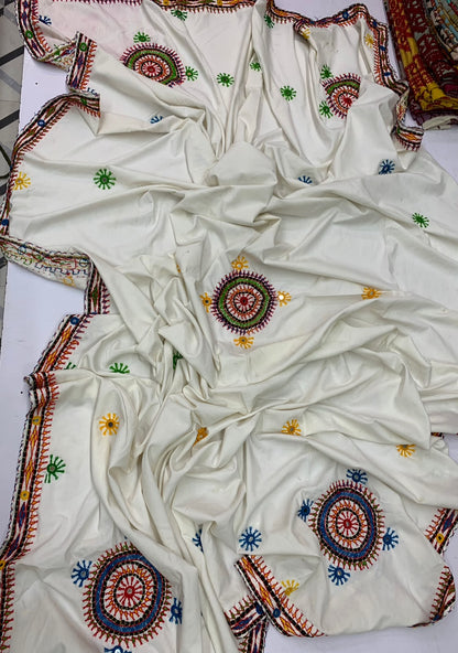 Pure Handmade Sindhi Embroidered Shawl
